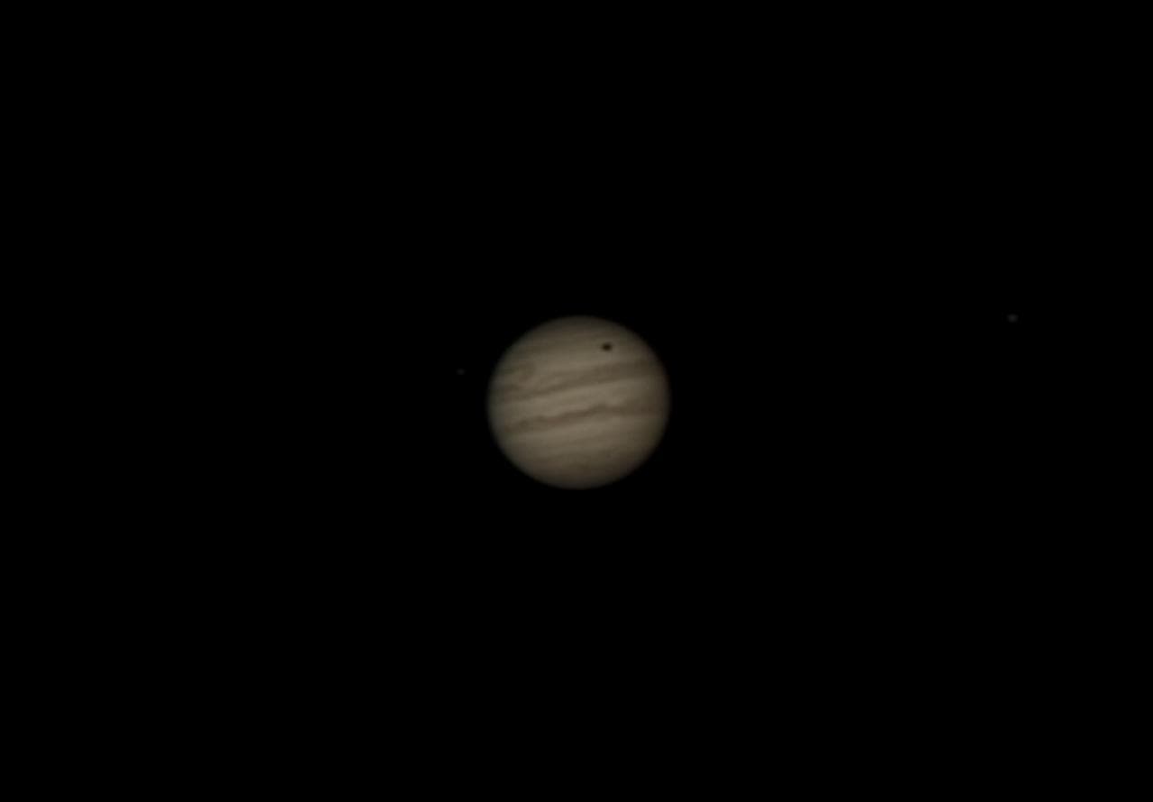 Júpiter fotografado com o telescópio da Urânia